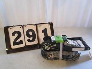 lot 291 image: Reese Camo Ratchet Tie Down