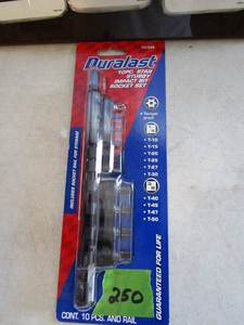 lot 250 image: DuaLast 10 Piece Star Stubby Impact Socket Set