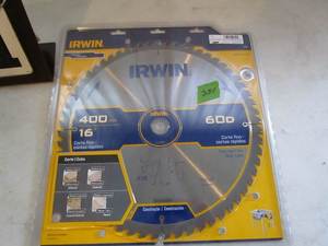 lot 351 image: Irwin 16  - 60D Cutting Blade
