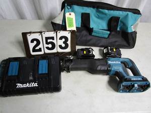lot 253 image: Makita Cordless Reciprocal Saw