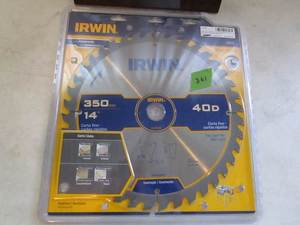 lot 361 image: Irwin 14 Contractor Series Saw Blade