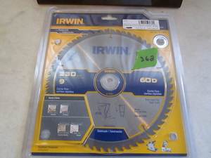 lot 362 image: Irwin 9 Construction Series Saw Blade
