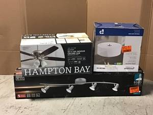 lot 71 image: Assorted light fixtures customer return see pictures