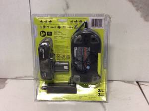 lot 50 image: RYOBI ONE 18V Lithium-Ion 2.0 Ah Compact Battery and Charger Starter Kit