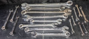 lot 148 image: Combination Wrenches of Various Sizes Truecraft, Craftsman, Master Mechanics, & More