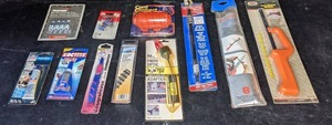 lot 147 image: Vintage Parts & Accessories  Cord Connect, Loctite Super Glue, GB Rotary Three Way, Flexible Fiber Optic Mini-Flashlight Adapter, & More