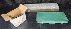 lot 144 image: Vintage Buffalo Combination Socket Set w Case, S-K Tools Case w Long Sockets Wrenches, & More