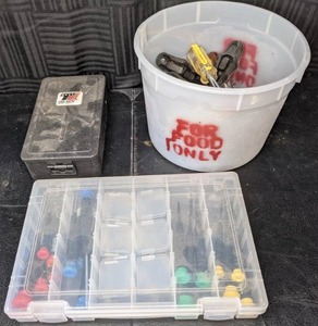 lot 143 image: Craftsman Precision Screwdrivers, Triumph Twist Drill Drill-Bit Set, & Various Nut Drivers