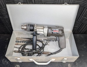 lot 27 image: Black & Decker Screamer 12 VSR Hammer Drill with Bits & Case