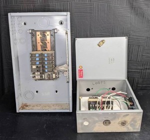 lot 37 image: Pair of Electrical Fuse Panel BoxesEquiment