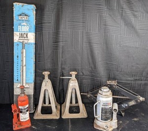 lot 42 image: Assorted Jacks Floor, Hydraulic, Scissors and More
