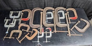 lot 30 image: Lot of 15 C-Clamps