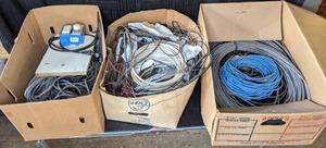 lot 93 image: Large Assortment of Wires, Cables, Conduits, and More