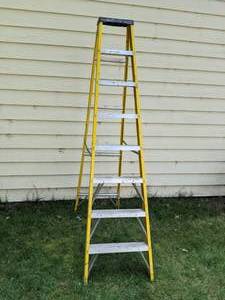 lot 120 image: Keller Heavy Duty 8FT Ladder