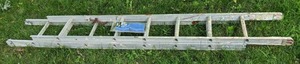 lot 126 image: 8 Ft Ladder & Werner Extension Ladder Covers