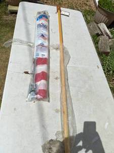 lot 255 image: 3 Ft. x 5 Ft. U.S. Polyester Flag Set