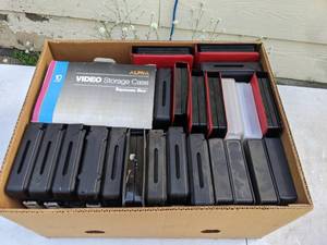 lot 277 image: Empty VHS Cases