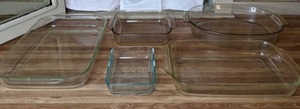 lot 368 image: (5) Pieces of Assorted Pyrex Baking Dishes