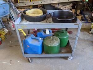 lot 401 image: 2-Shelf UtilityService Cart, Lipped Shelves