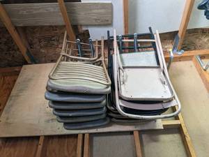 lot 163 image: Entertainment Assorting Folding Chairs and Tables