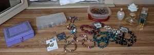 lot 222 image: Assortment of Costume Jewelry Bracelets, Rings, Earrings, Pendants and More