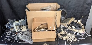 lot 183 image: Large Collection of Audio Equipment Cables, Wires, Logitech Speakers, Headphones and More