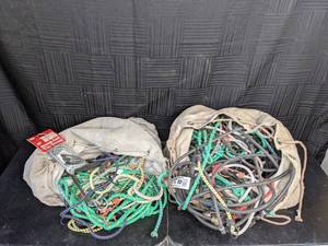lot 186 image: (2) Sacks of Bungee Cords (Assorted Sizes and Colors)