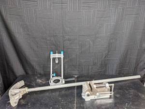 lot 408 image: Collection of (3) Hand Tools Conduit Bender with Handle and More
