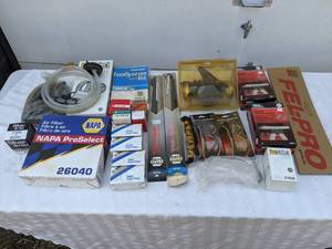 lot 171 image: An Assortment of Auto Improvement Items Napa, ProSelect, TomCo, Fel-Pro Brands