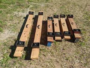lot 156 image: 6 Handmade Sawhorse Sets