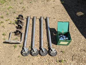 lot 160 image: Assortment of Casters and More