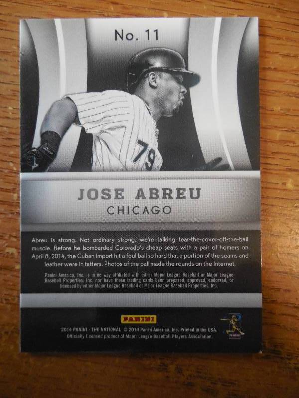 2014 Panini Chrome Jose Abreu Rookie #11