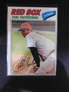 1977 Topps Card Yastrzemski #480 HOFer