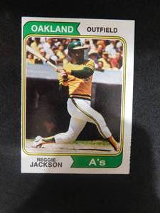 1974 Topps Reggie Jackson #130 HOFer