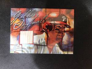 2003 Topps Gallery Game Used Bat Card Jim Thome HOFer