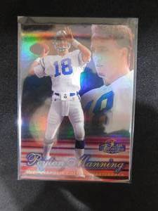 1998 Flair Showcase Row 2 Payton Manning Rookie #3 HOFer