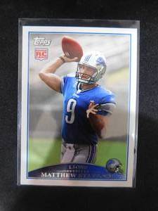 2009 Topps Matthew Stafford Rookie #430 LK