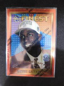 1995 Finest Kevin Garnett Rookie #115 HOFer