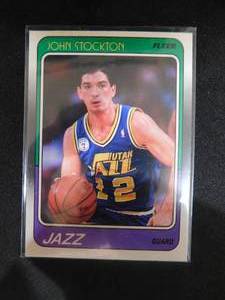 1988 Fleer John Stockton Rookie #115 HOFer