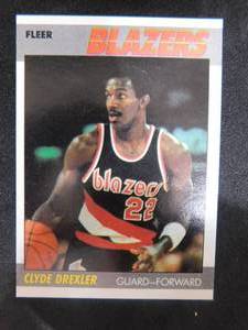 1987 Fleer Clyde Drexler #30 HOFer