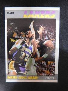 1987 Fleer Kareem Abdul-Jabbar #1 HOFer