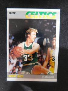 1987 Fleer Larry Bird #11 HOFer
