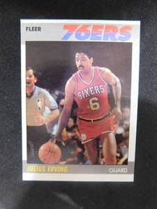1987 Fleer Julius Erving DR. J #35 HOFer