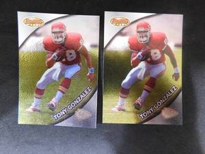 (2) 1997 Bowmans Best Tony Gonzalez Rookies #101 HOFer