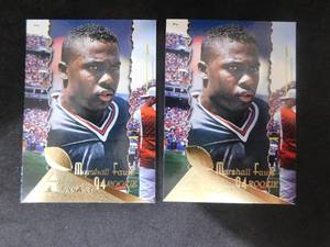 (2) 1994 Pinnacle Marshall Faulk Rookies #198 HOFer