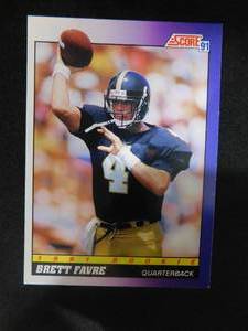 1991 Score Brett Favre Rookie #611 HOFer