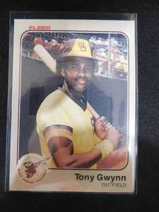 1983 Fleer Tony Gwynn Rookie #360 HOFer