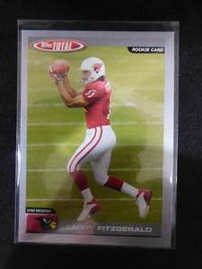2004 Topps Total Silver Larry Fitzgerald Rookie #400 LK