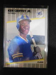 1989 Fleer Ken Griffey Jr. Rookie #548 HOFer LK