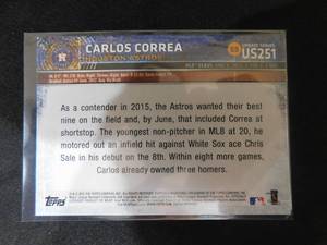 2015 Topps Update Rainbow Carlos Correa Rookie #US251 LK